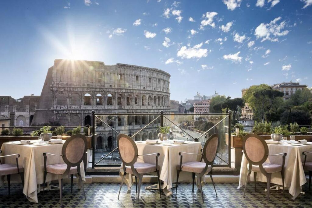 Hotel con vista al Coliseo en Roma