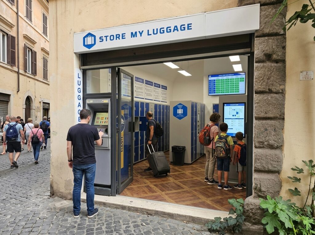 Servicio de almacenamiento de equipaje en Roma
