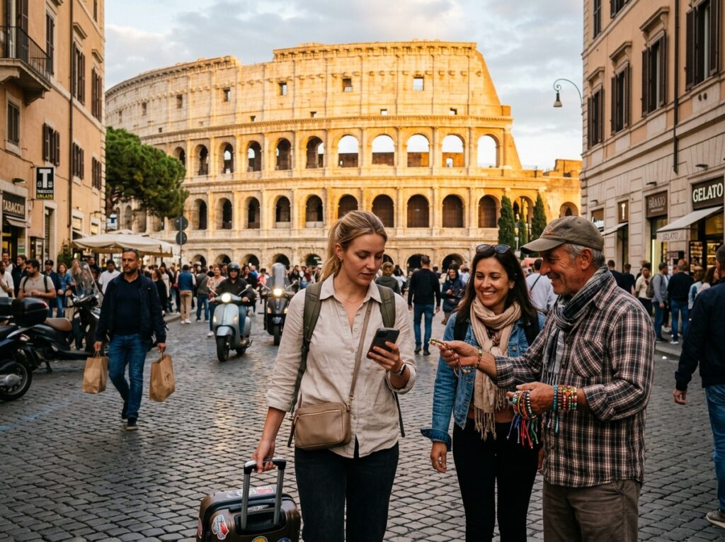 Las trampas para turistas en Roma