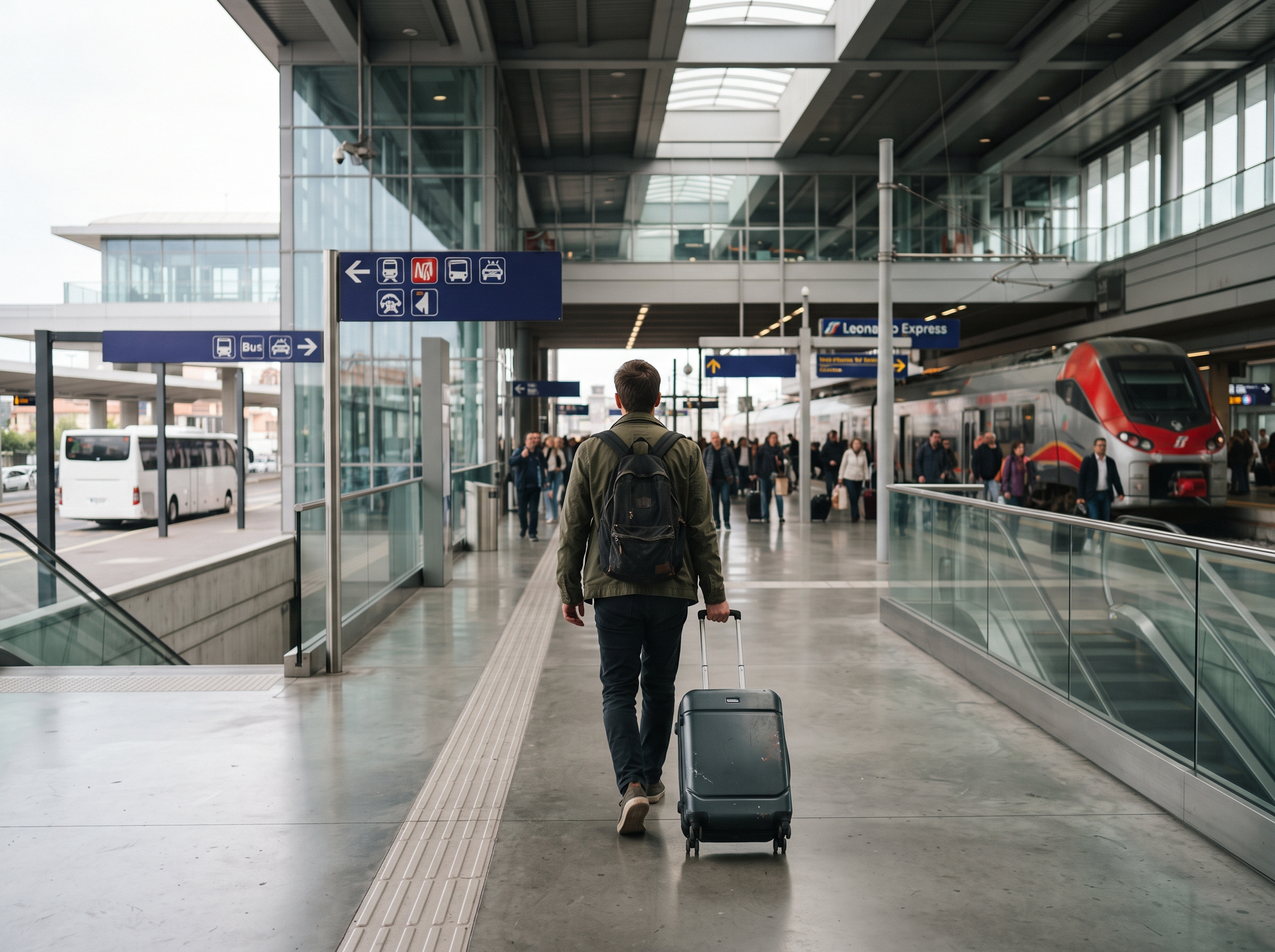 Cómo llegar del aeropuerto de Roma al centro